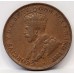 AUSTRALIA 1928 . ONE 1 PENNY . VARIETY . BROKEN 8